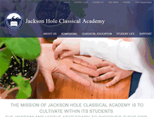 Tablet Screenshot of jacksonholeclassicalacademy.org
